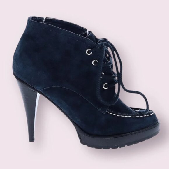 Envy Suede Ankle Boots - Size 6.5 - Picture 1 of 3